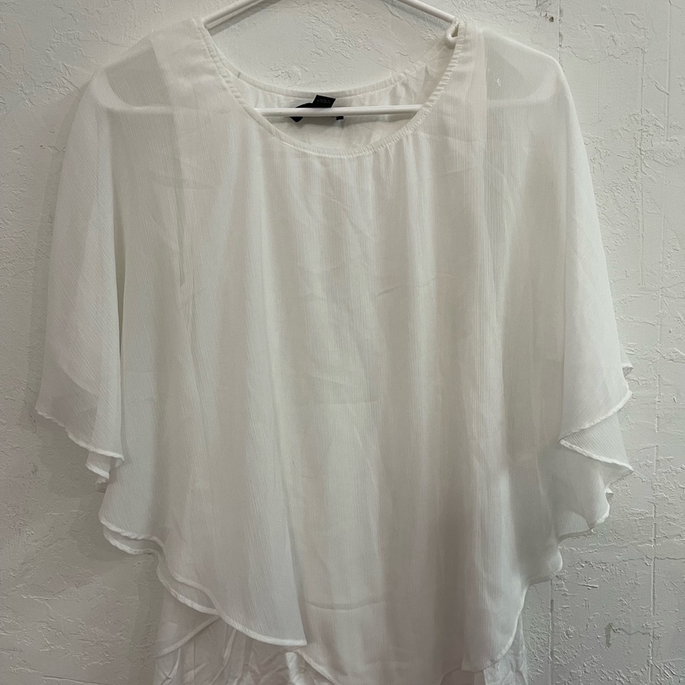 AGB - Elegant White Women's Top